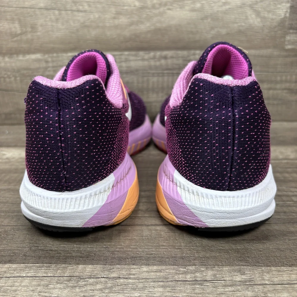 Nike Zoom Structure 20 Pink Purple Womens US Size 9.5 849577-501 Running Shoes